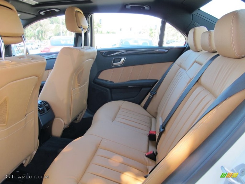 2013 Mercedes-Benz E 550 4Matic Sedan Rear Seat Photo #68893056
