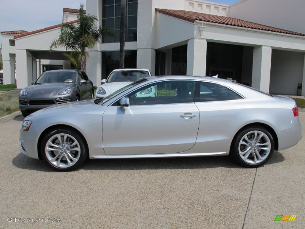 Ice Silver Metallic 2013 Audi S5 3.0 TFSI quattro Coupe Exterior Photo #68893350