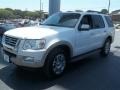 2010 White Suede Ford Explorer Eddie Bauer  photo #7