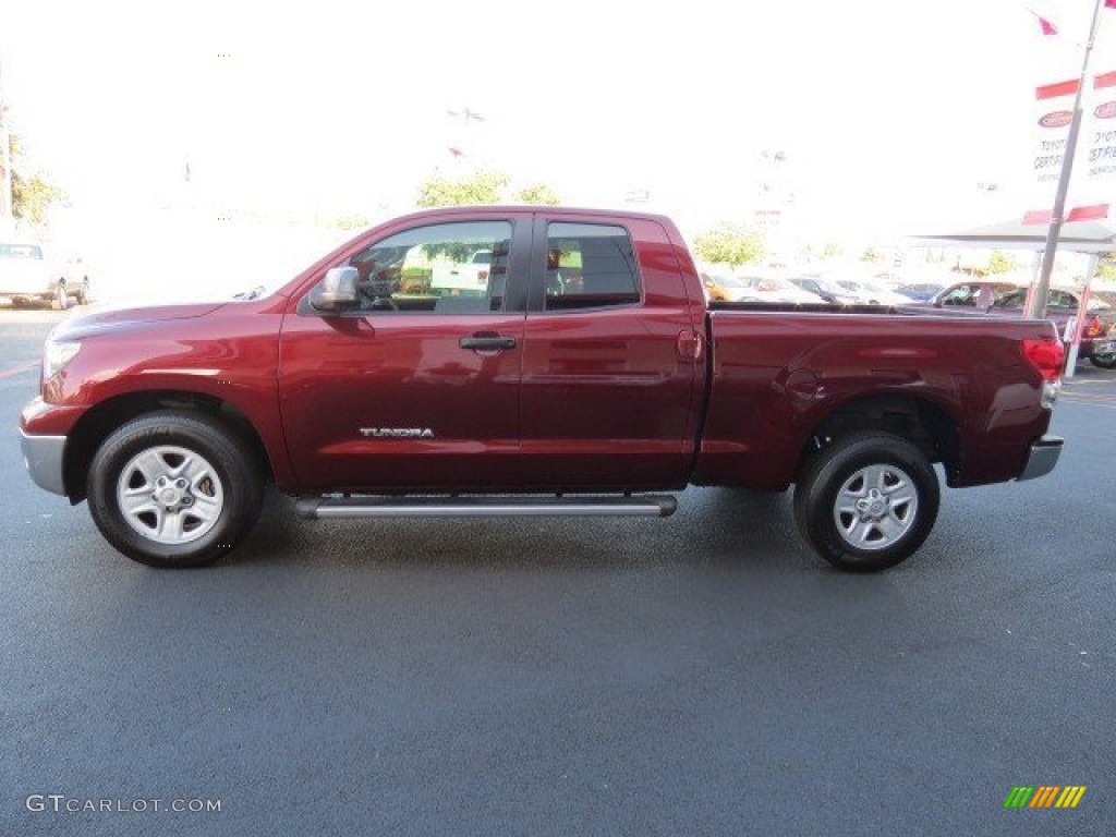 2008 Tundra SR5 Double Cab - Salsa Red Pearl / Beige photo #4