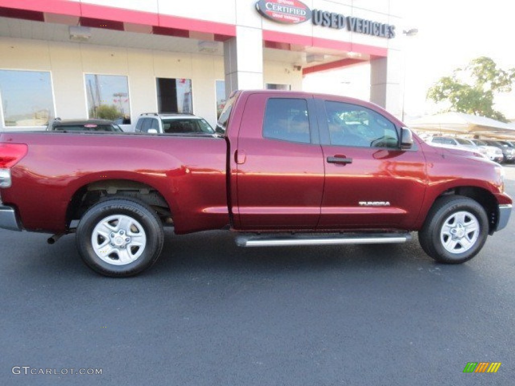 2008 Tundra SR5 Double Cab - Salsa Red Pearl / Beige photo #8