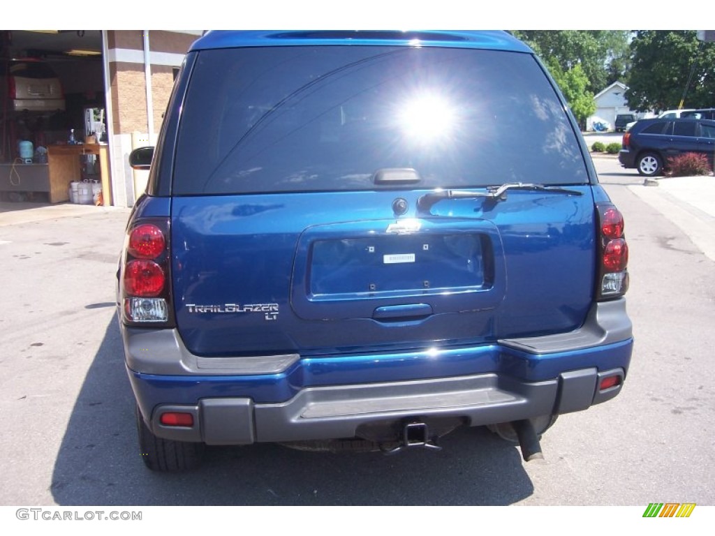 2005 TrailBlazer EXT LT 4x4 - Superior Blue Metallic / Light Gray photo #5