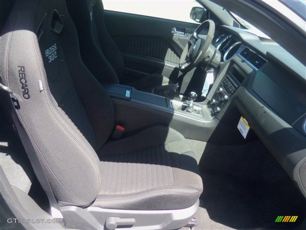 Charcoal Black/Recaro Sport Seats Interior 2013 Ford Mustang Boss 302 Laguna Seca Photo #68896899