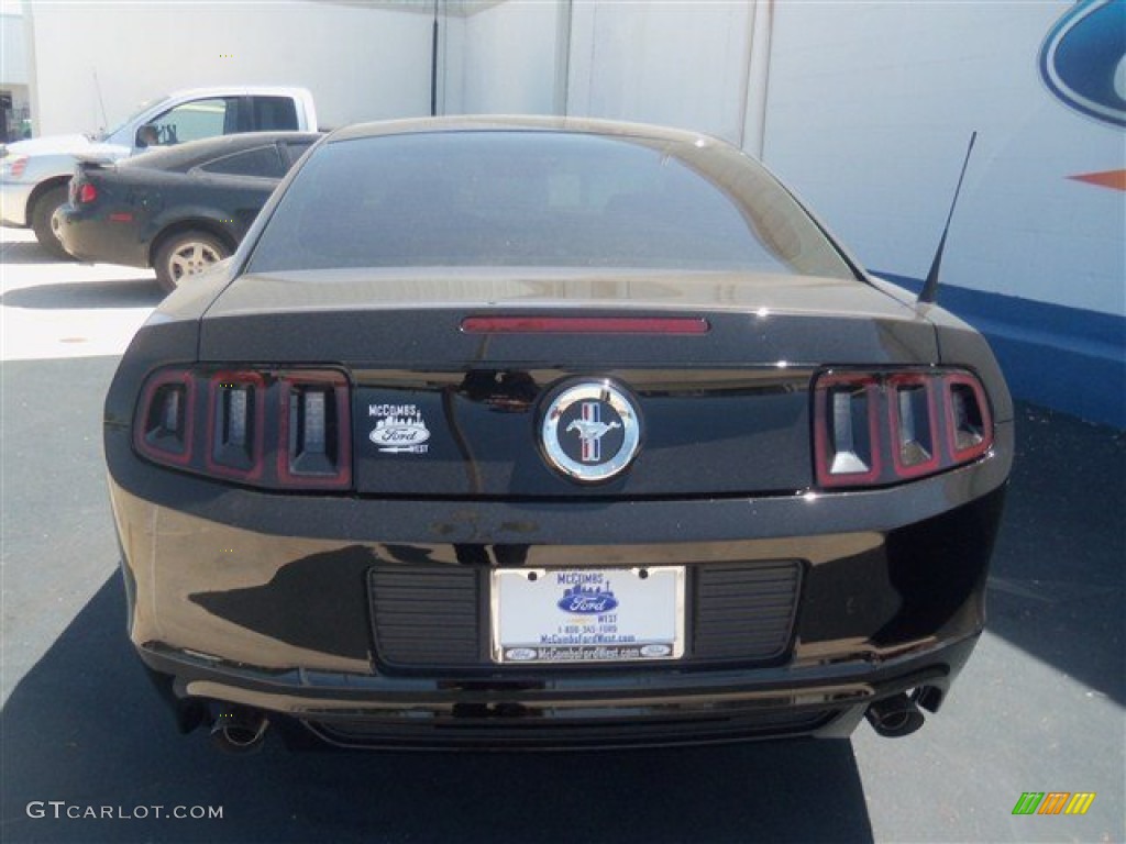 2013 Mustang V6 Coupe - Black / Charcoal Black photo #4