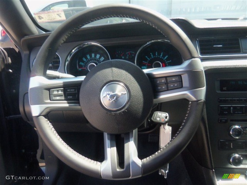 2013 Mustang V6 Coupe - Black / Charcoal Black photo #13