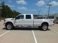 2012 White Platinum Metallic Tri-Coat Ford F350 Super Duty Lariat Crew Cab 4x4  photo #8