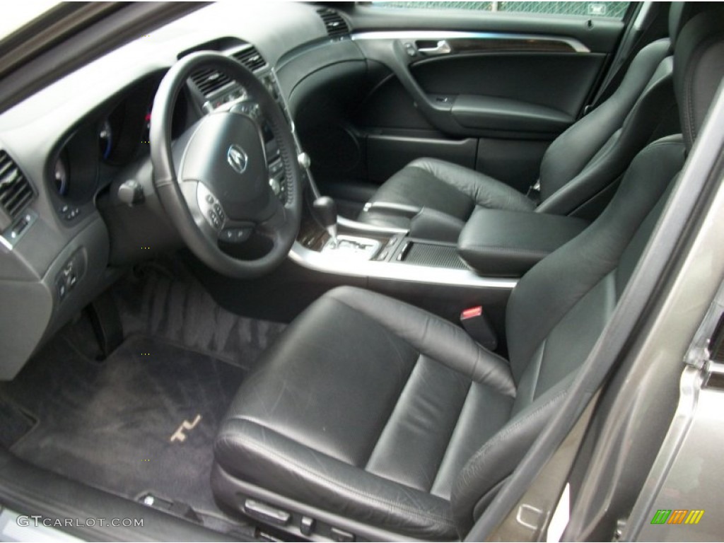 Ebony Interior 2008 Acura TL 3.2 Photo #68898636