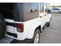 2010 Stone White Jeep Wrangler Unlimited Sahara 4x4  photo #24