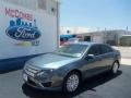 Steel Blue Metallic - Fusion Hybrid Photo No. 1