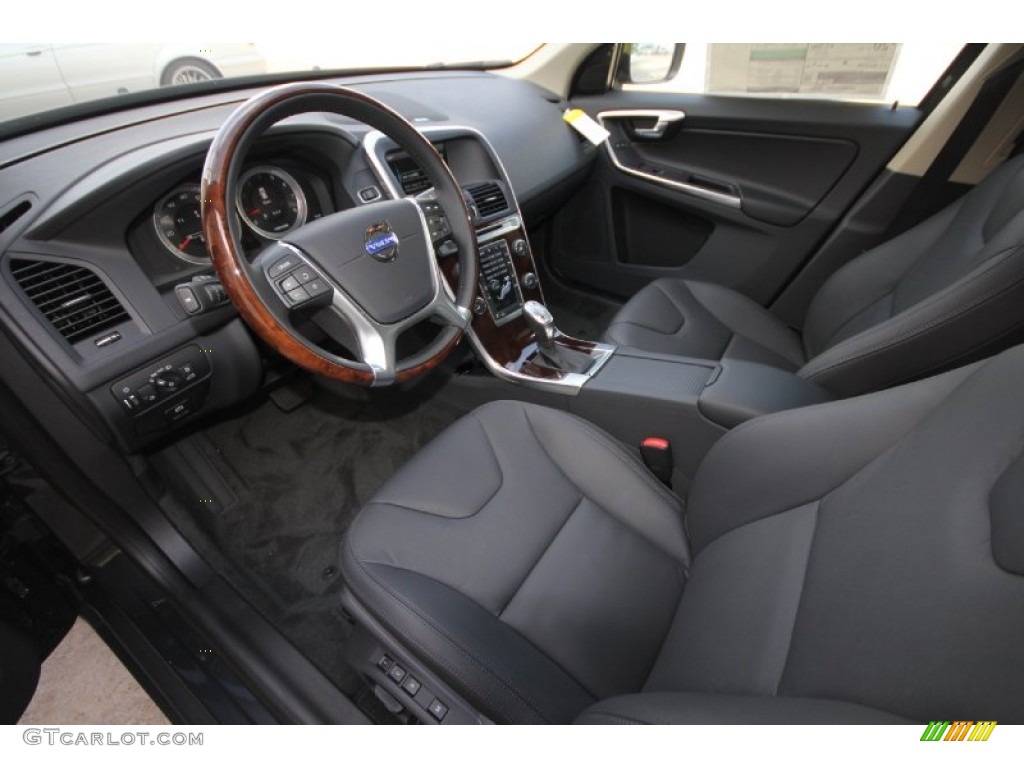 Anthracite Black Interior 2013 Volvo XC60 T6 AWD Photo #68900064