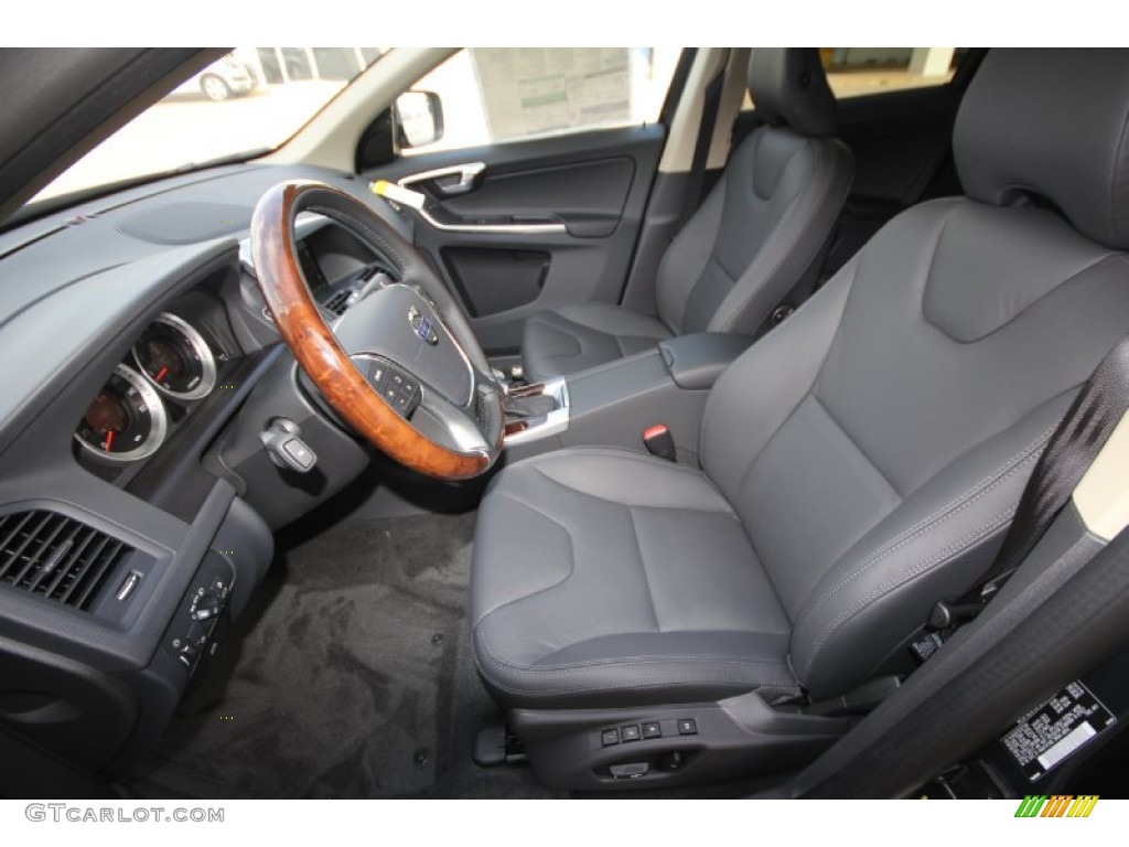 Anthracite Black Interior 2013 Volvo XC60 T6 AWD Photo #68900073