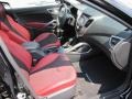 Black/Red Interior Photo for 2012 Hyundai Veloster #68901544