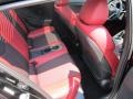 Black/Red 2012 Hyundai Veloster Standard Veloster Model Interior Color