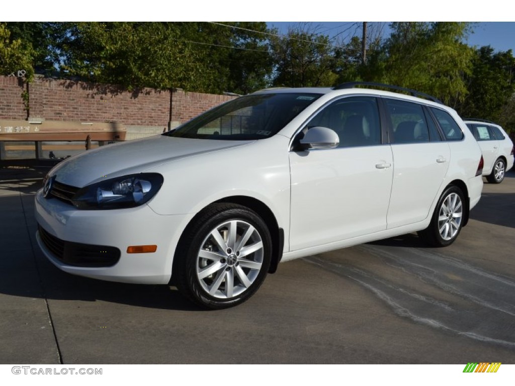 2012 Jetta TDI SportWagen - Candy White / Titan Black photo #1