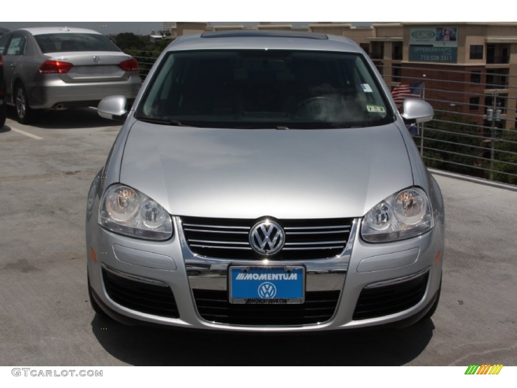 2009 Jetta SE Sedan - Reflex Silver Metallic / Art Grey photo #2