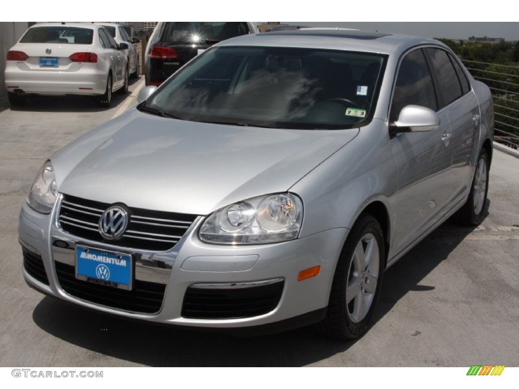 2009 Jetta SE Sedan - Reflex Silver Metallic / Art Grey photo #3