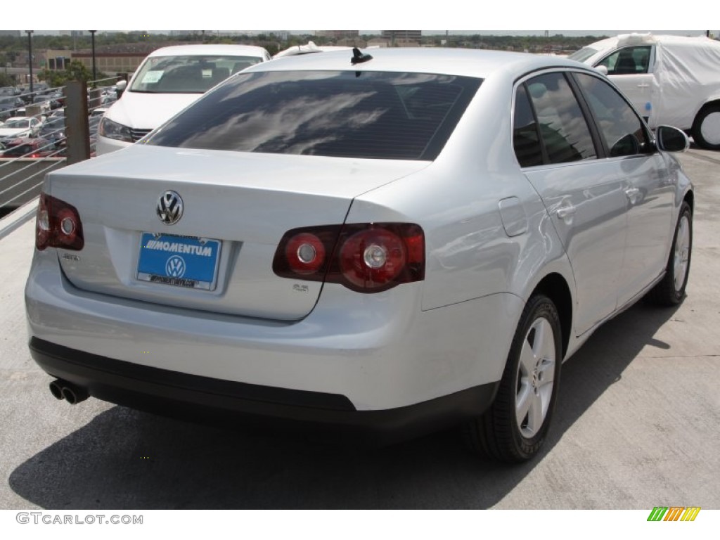 2009 Jetta SE Sedan - Reflex Silver Metallic / Art Grey photo #6