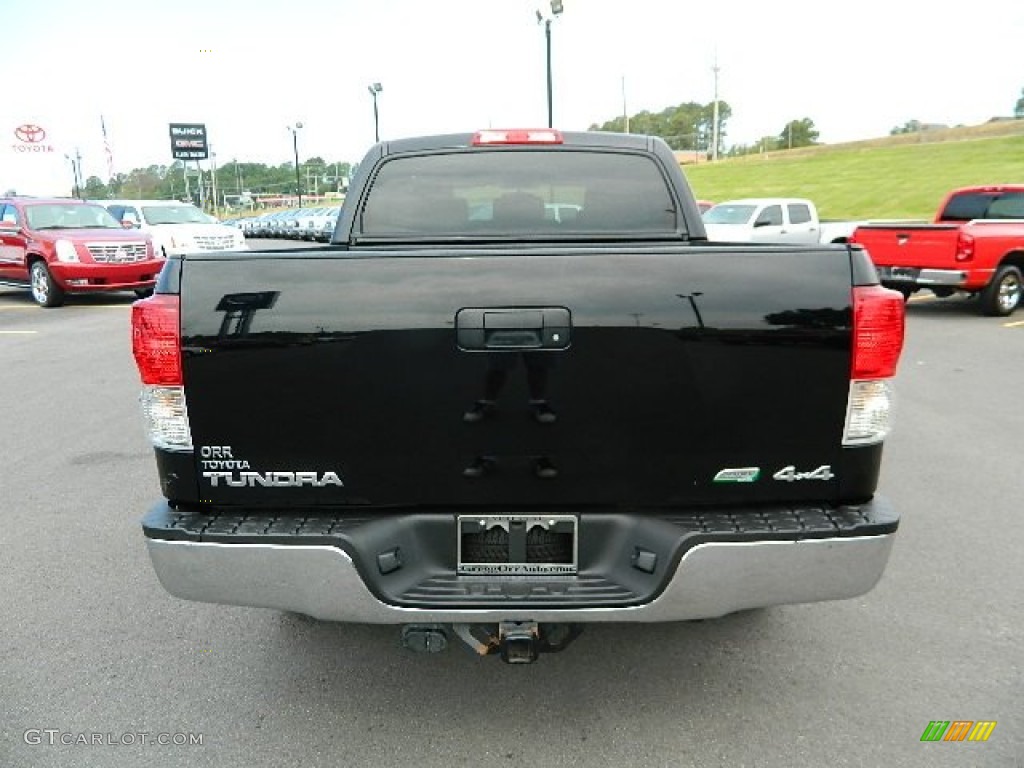 2010 Tundra SR5 CrewMax 4x4 - Black / Black photo #4