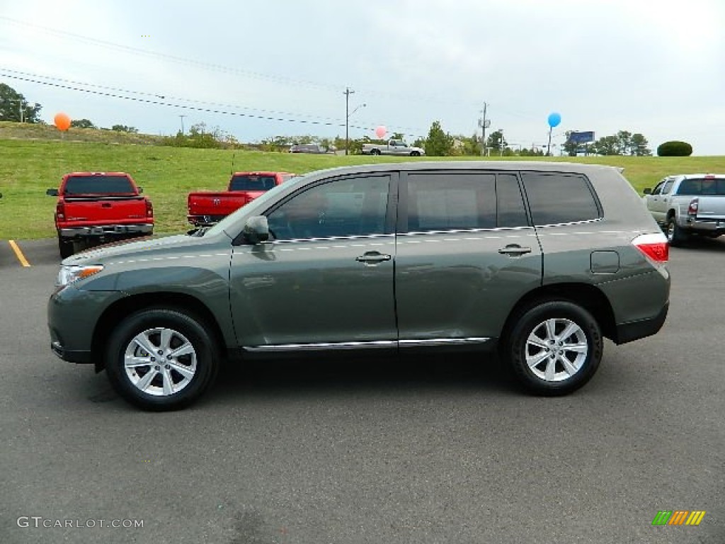 2012 Highlander  - Cypress Green Pearl / Sand Beige photo #6