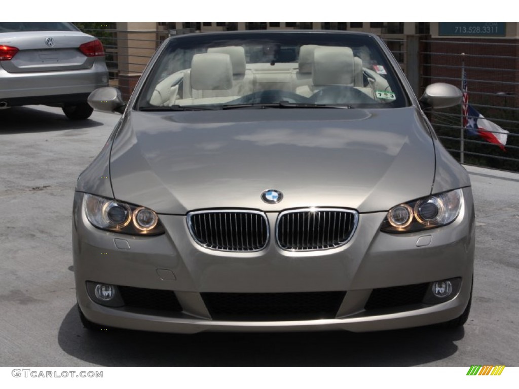 2007 3 Series 328i Convertible - Platinum Bronze Metallic / Cream Beige photo #2