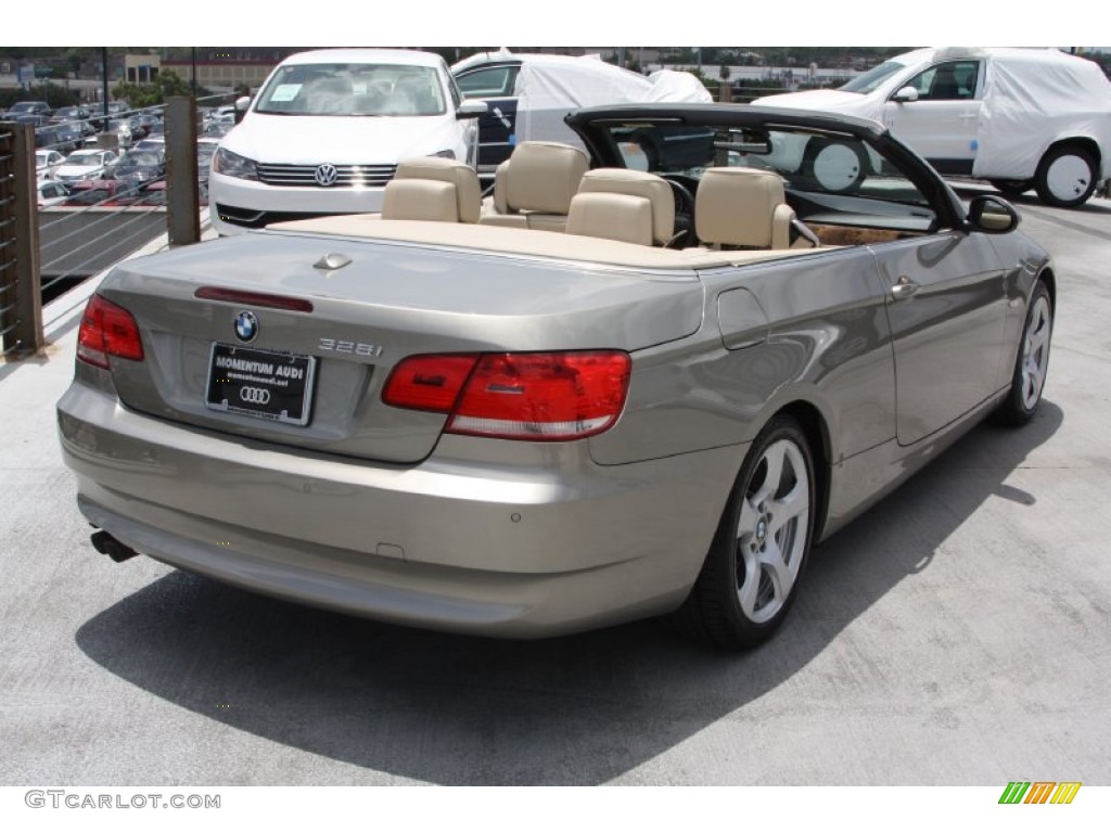 2007 3 Series 328i Convertible - Platinum Bronze Metallic / Cream Beige photo #7