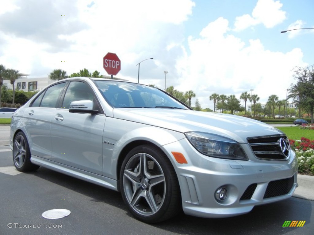 2010 C 63 AMG - Iridium Silver Metallic / Black photo #4