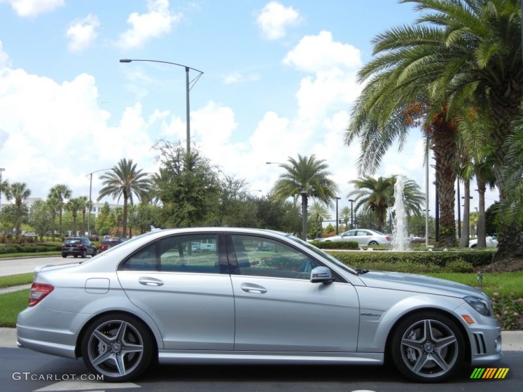 2010 C 63 AMG - Iridium Silver Metallic / Black photo #5