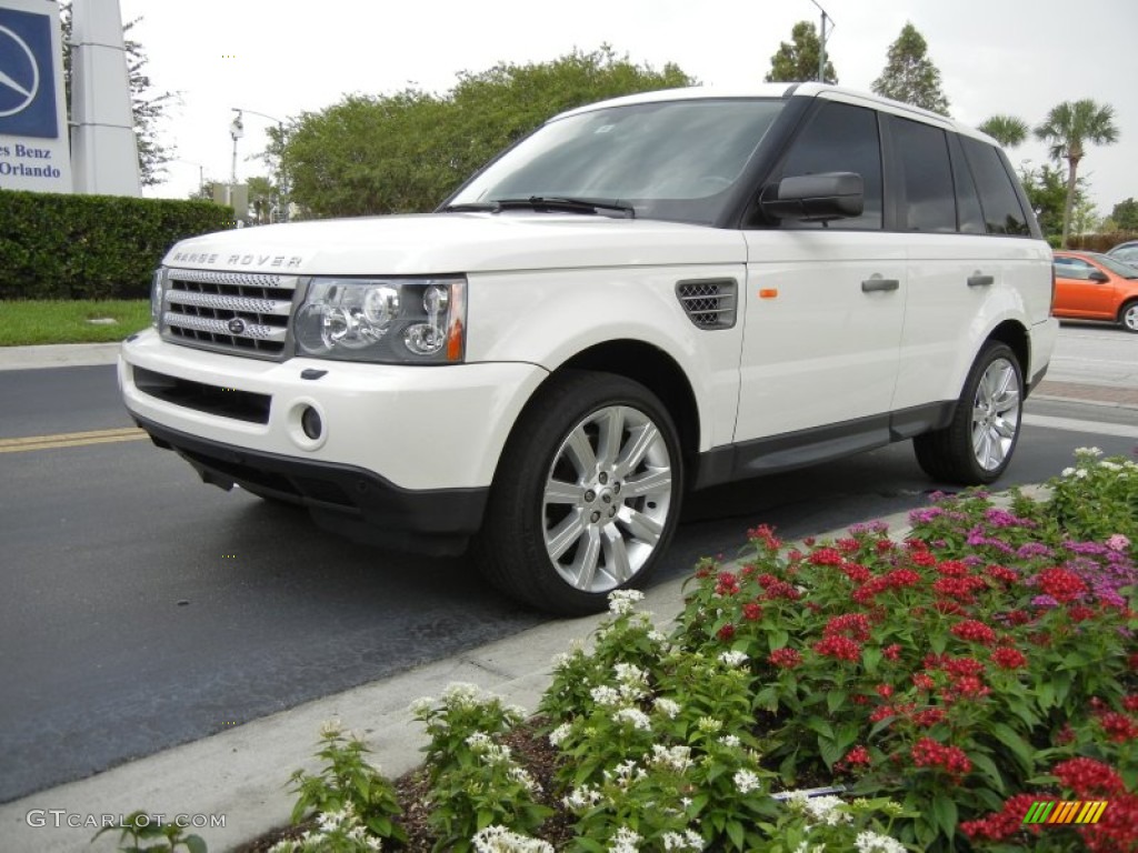 2008 Range Rover Sport Supercharged - Alaska White / Ivory photo #2