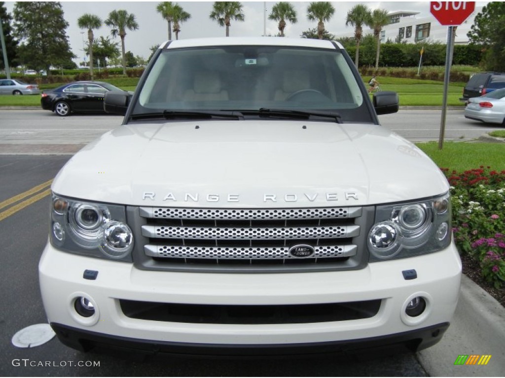 2008 Range Rover Sport Supercharged - Alaska White / Ivory photo #3