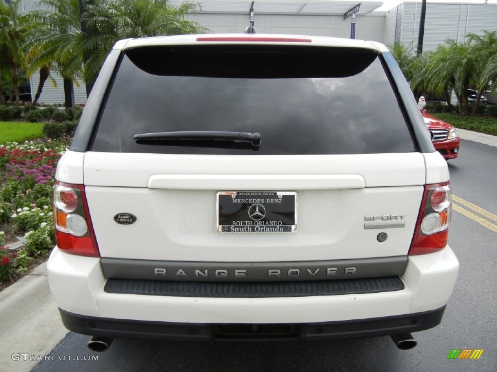 2008 Range Rover Sport Supercharged - Alaska White / Ivory photo #7
