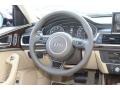 Velvet Beige Steering Wheel Photo for 2013 Audi A6 #68909277