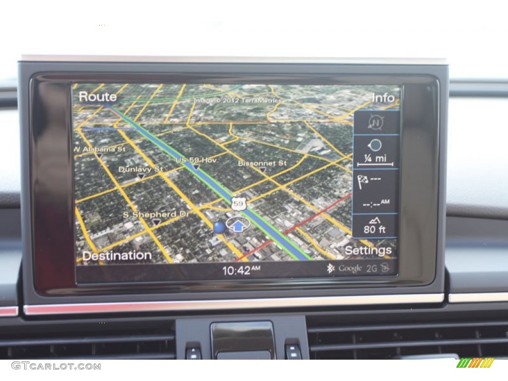 2013 Audi A6 3.0T quattro Sedan Navigation Photo #68909286