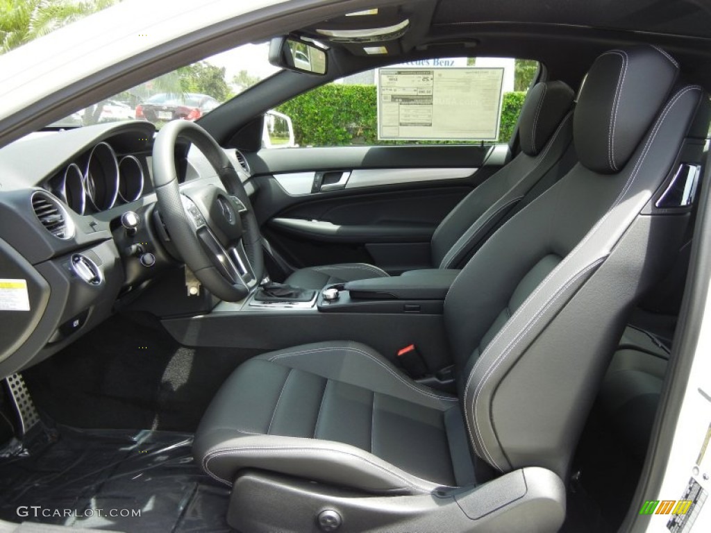 Black Interior 2013 Mercedes-Benz C 250 Coupe Photo #68909748