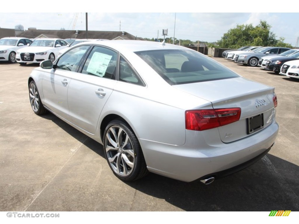 2013 A6 2.0T quattro Sedan - Ice Silver Metallic / Black photo #6