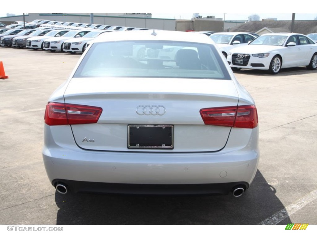 2013 A6 2.0T quattro Sedan - Ice Silver Metallic / Black photo #7