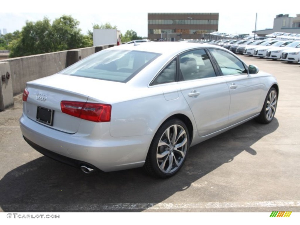 2013 A6 2.0T quattro Sedan - Ice Silver Metallic / Black photo #8