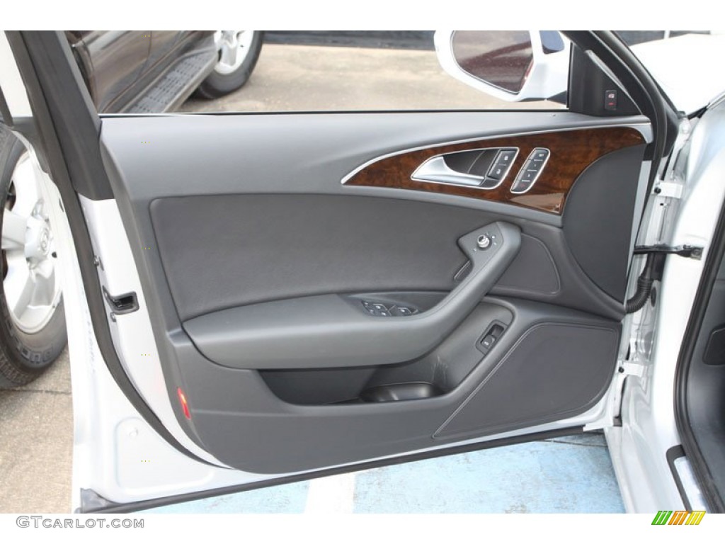 2013 A6 2.0T quattro Sedan - Ice Silver Metallic / Black photo #10