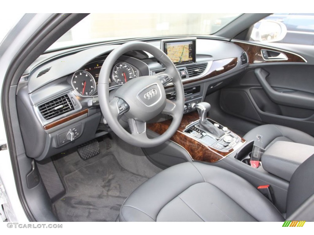 2013 A6 2.0T quattro Sedan - Ice Silver Metallic / Black photo #11