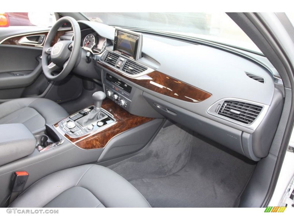 2013 A6 2.0T quattro Sedan - Ice Silver Metallic / Black photo #25