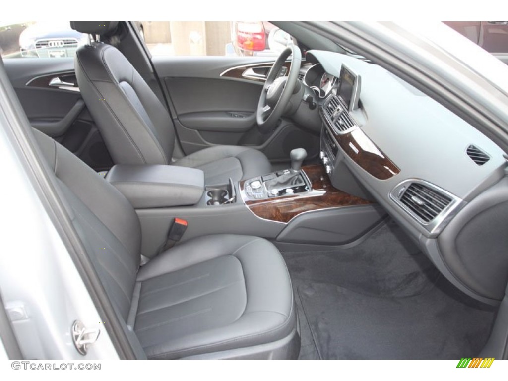 2013 A6 2.0T quattro Sedan - Ice Silver Metallic / Black photo #26