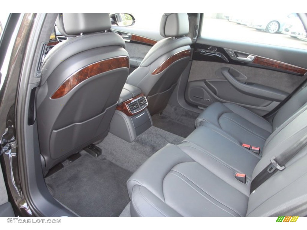 2013 Audi A8 L 3.0T quattro Rear Seat Photo #68910264