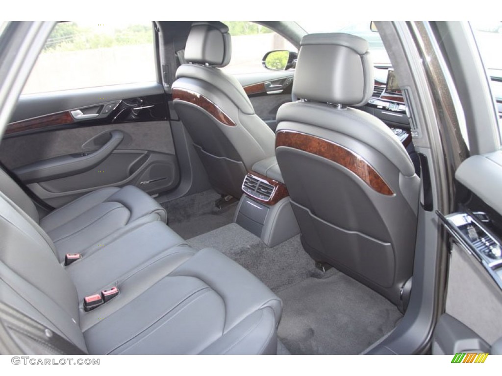 Black Interior 2013 Audi A8 L 3.0T quattro Photo #68910318