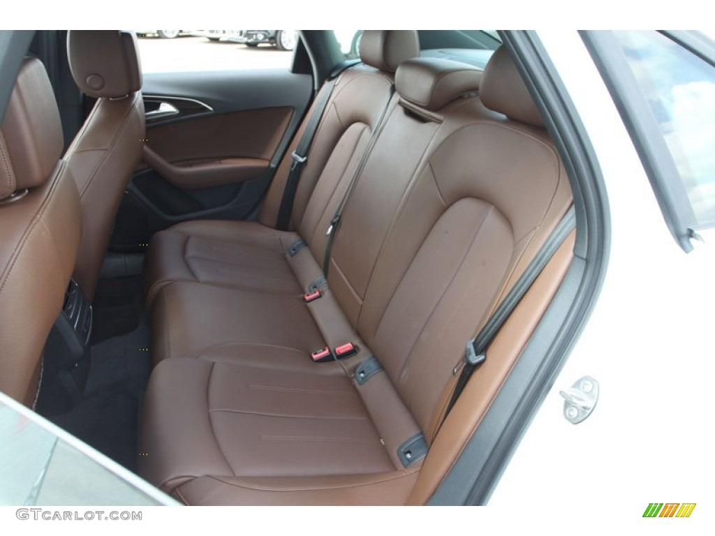 Nougat Brown Interior 2013 Audi A6 2.0T quattro Sedan Photo #68910486