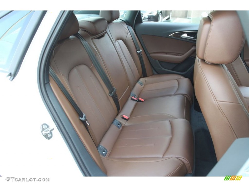 Nougat Brown Interior 2013 Audi A6 2.0T quattro Sedan Photo #68910559