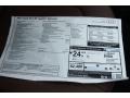 2013 Audi A6 2.0T quattro Sedan Window Sticker