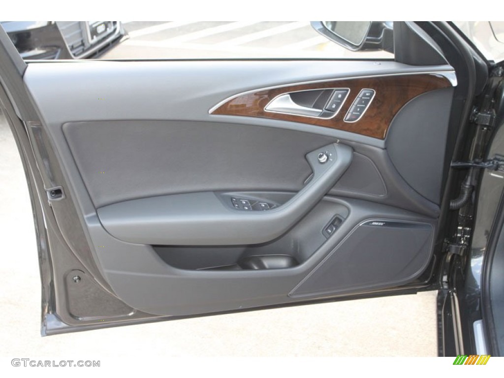 2013 A6 2.0T quattro Sedan - Oolong Gray Metallic / Black photo #10
