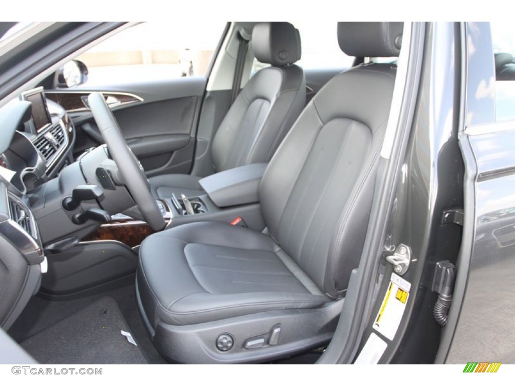 2013 A6 2.0T quattro Sedan - Oolong Gray Metallic / Black photo #12