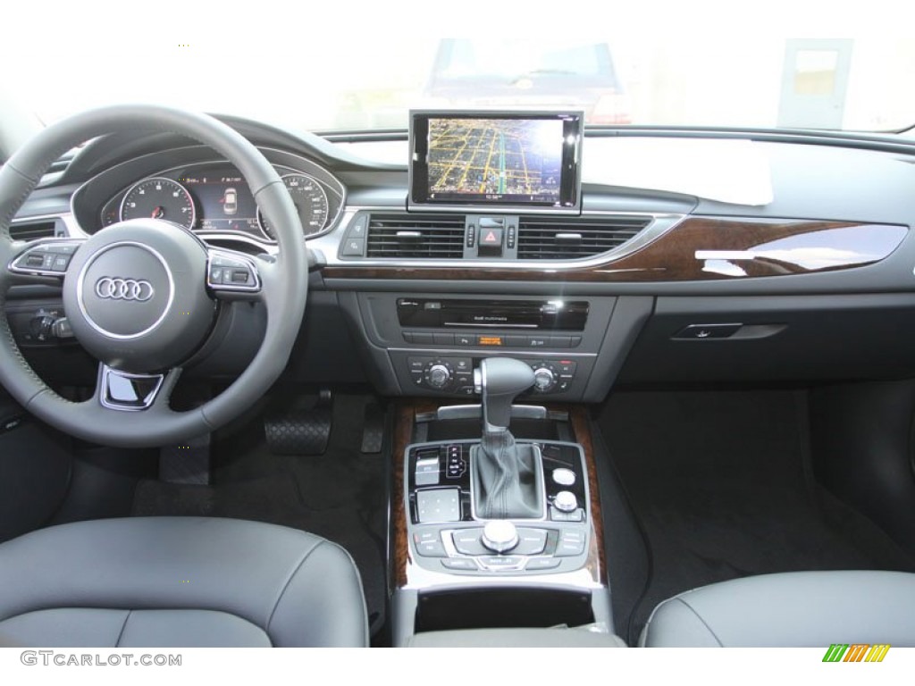 2013 Audi A6 2.0T quattro Sedan Black Dashboard Photo #68911002