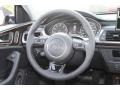 Black Steering Wheel Photo for 2013 Audi A6 #68911017