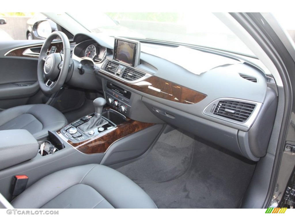 2013 A6 2.0T quattro Sedan - Oolong Gray Metallic / Black photo #24